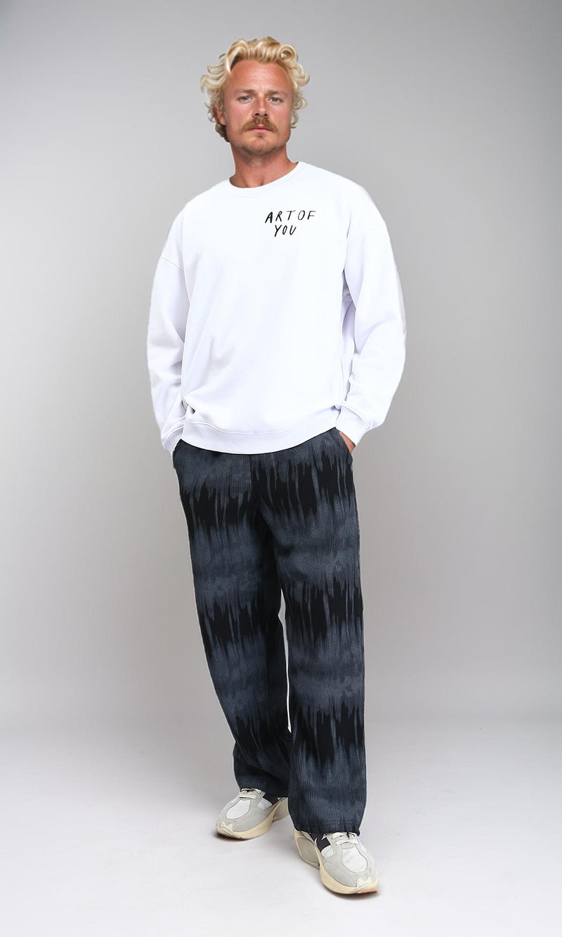 R213293 - "Art Of You" Regular Fit Printed Sweatshirt - White