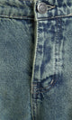 R213316 - Solid Casual Jeans with Front Wash - Stonewash