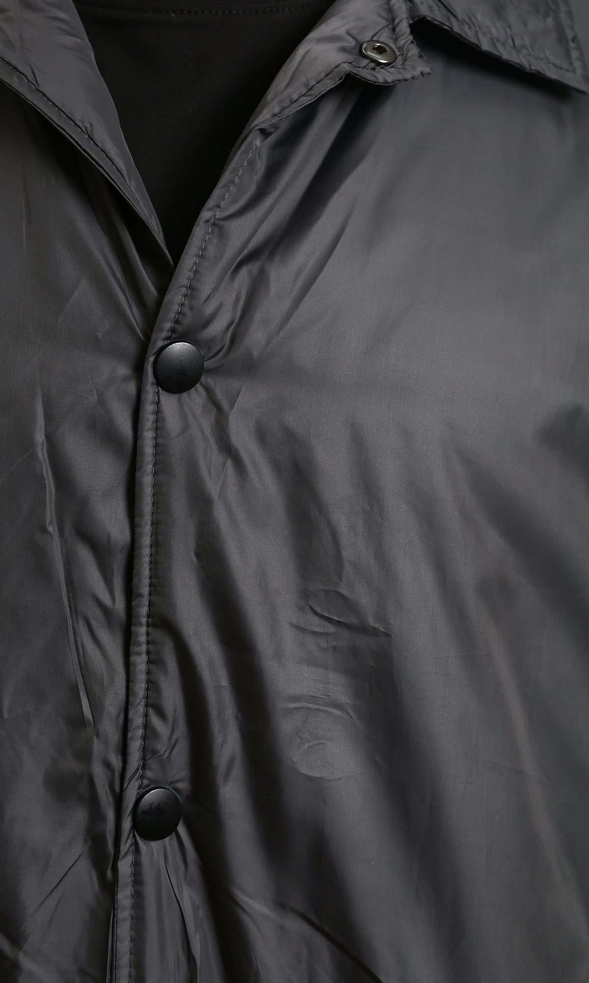 Essential Versatile Black Snap-Button Bomber Jacket