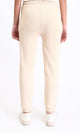 R213759 - Regular Fit Cotton Drawstring Sweatpants - Light Beige