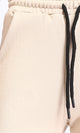 R213759 - Regular Fit Cotton Drawstring Sweatpants - Light Beige