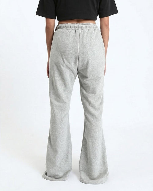 Ravin Women’s Pin-Tuck Flare Sweatpants – Heather Grey - R213764
