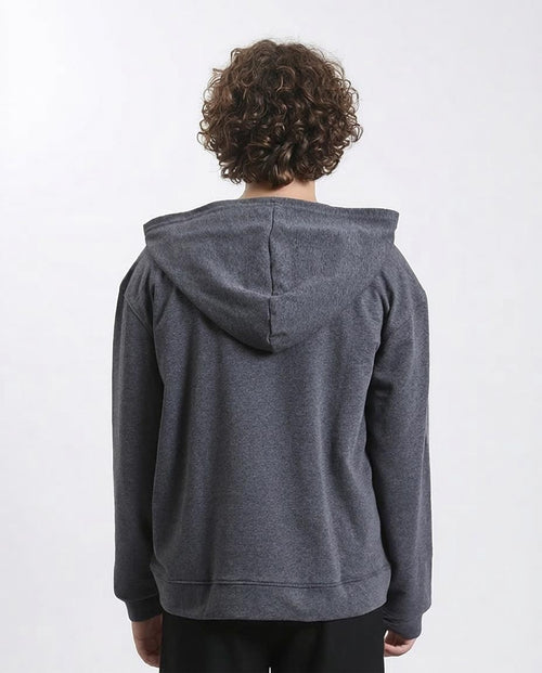 Ravin Men’s Elevated Relaxed Zip-Up Hoodie – Charcoal Heather - R214039
