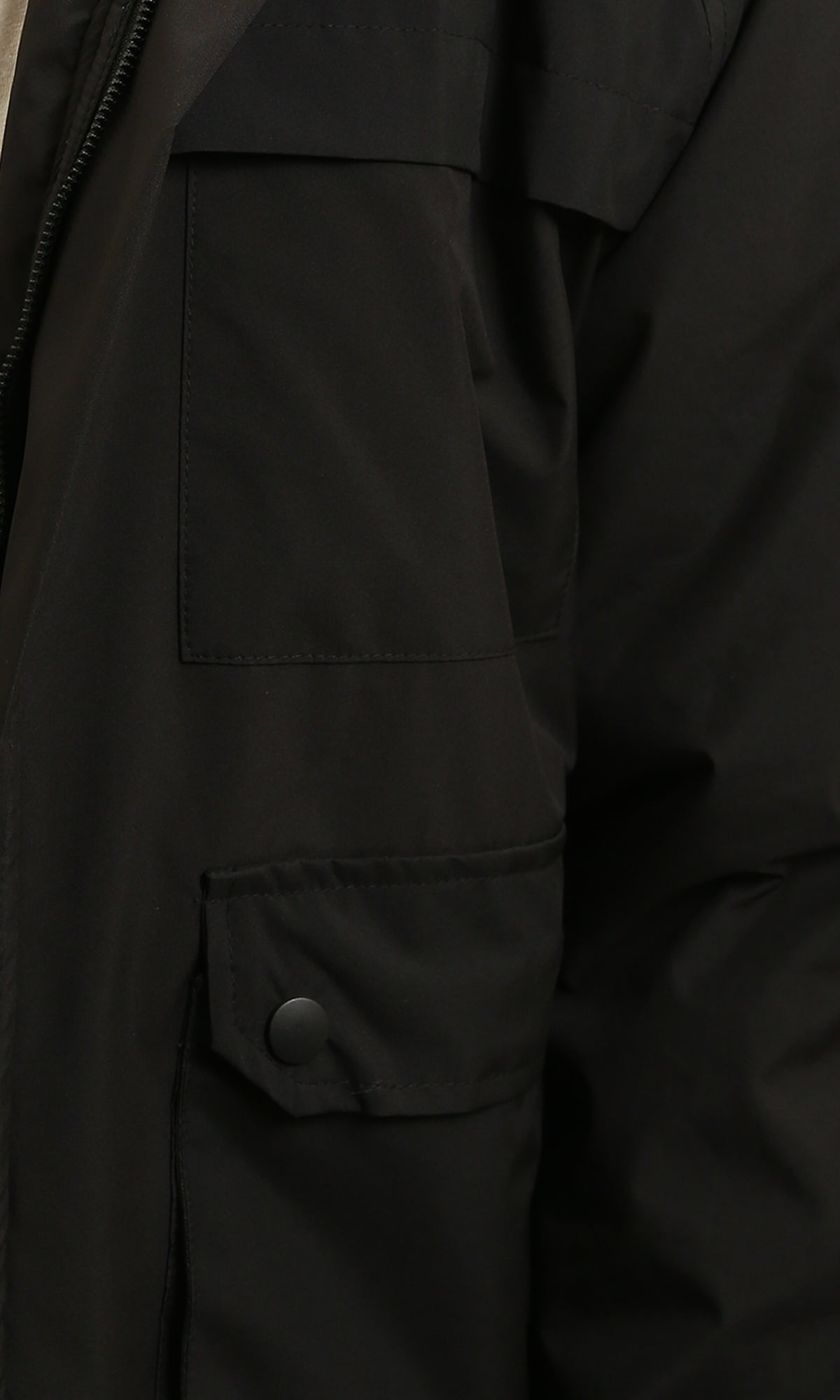 R214167 - Long Sleeves Solid Comfy Jacket - Black