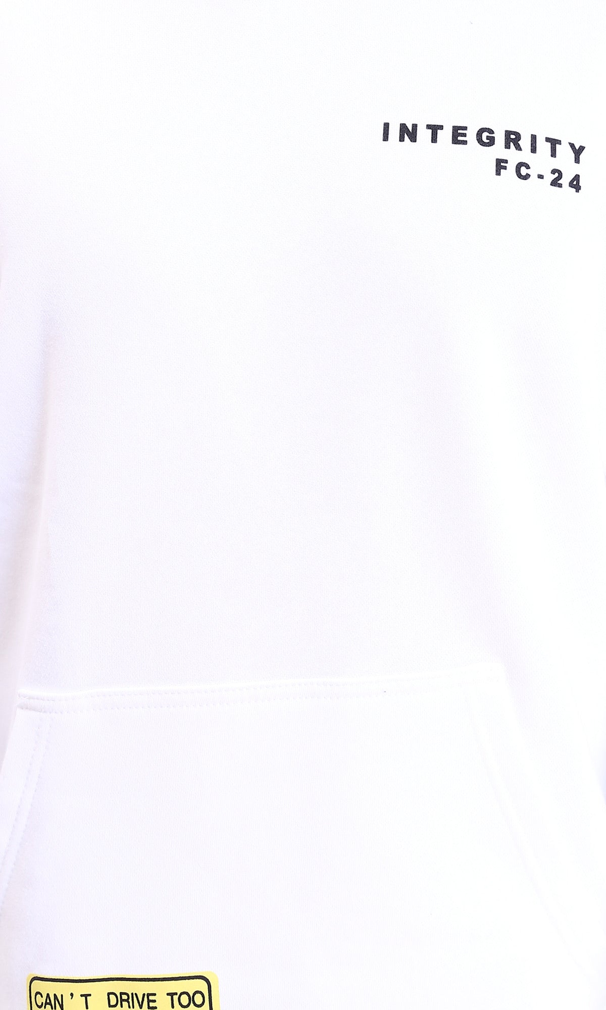 R214274 - Winter Hoodie with Kangaroo Pocket - White