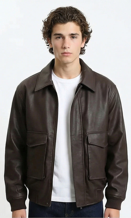 Men's Jacket - Brown