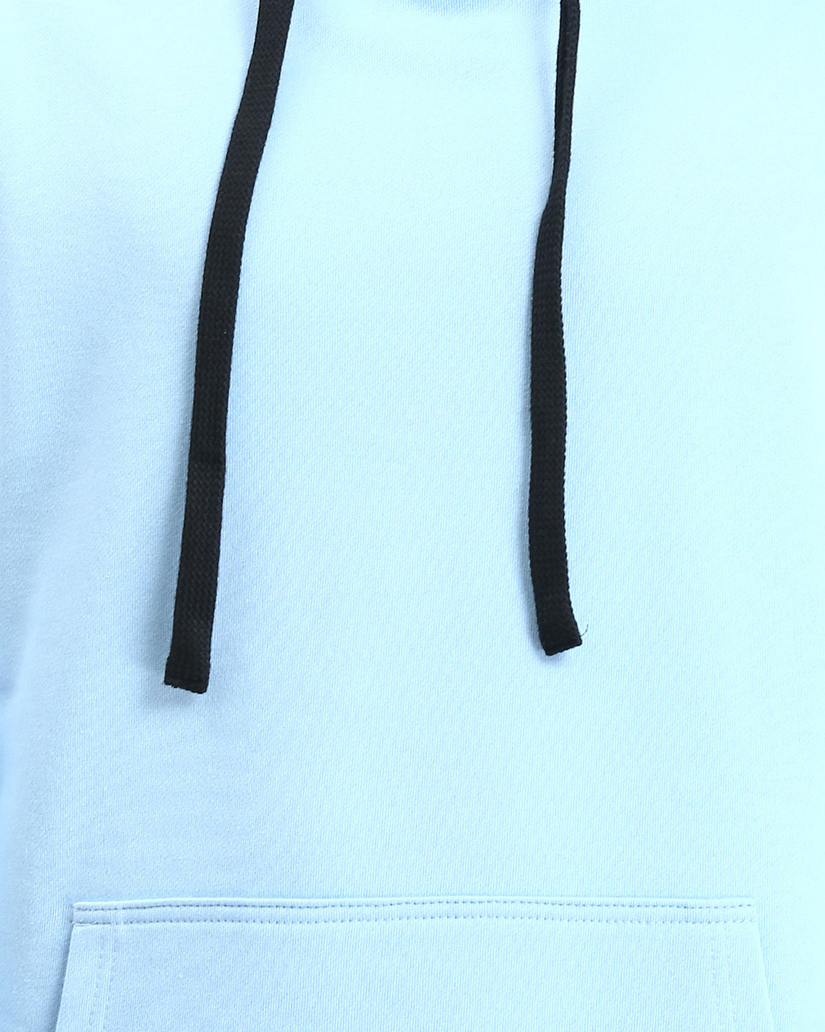 Ravin Men’s Relaxed-Fit Fleece Hoodie with Contrast Drawstrings – Baby Blue - R214395