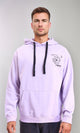 R214396 - Hooded Neck Slip On Hoodie - Light Purple