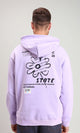 R214396 - Hooded Neck Slip On Hoodie - Light Purple