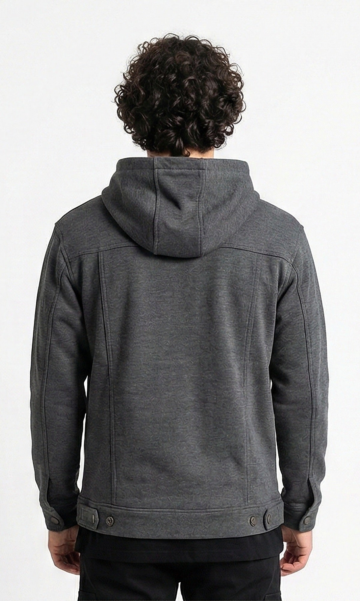 Ravin Men's Heather Grey Architectural Panel Hoodie