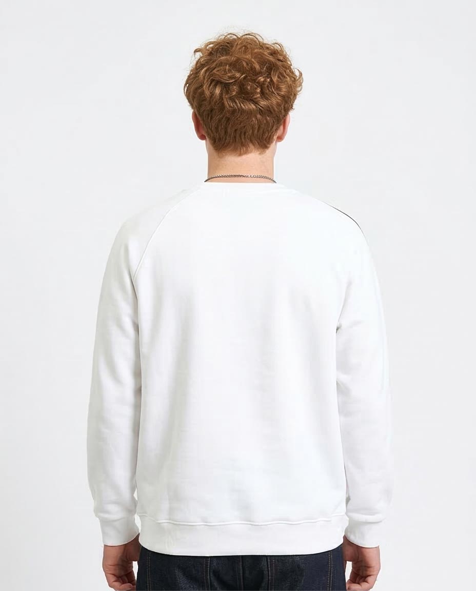 Ravin Men’s "FOND DREAM" Graphic Sweatshirt – White - R214403