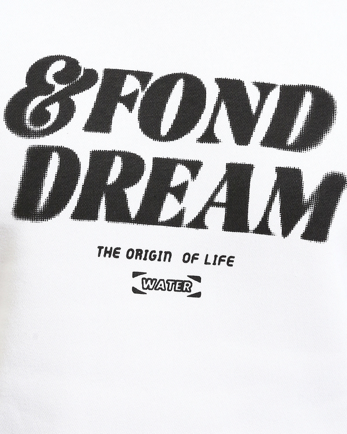 Ravin Men’s "FOND DREAM" Graphic Sweatshirt – White - R214403