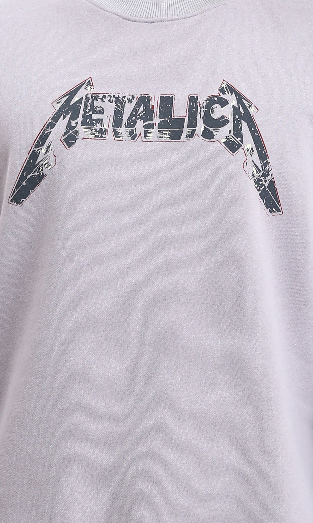 Metallica World Tour Oversized Graphic Sweatshirt - R214406