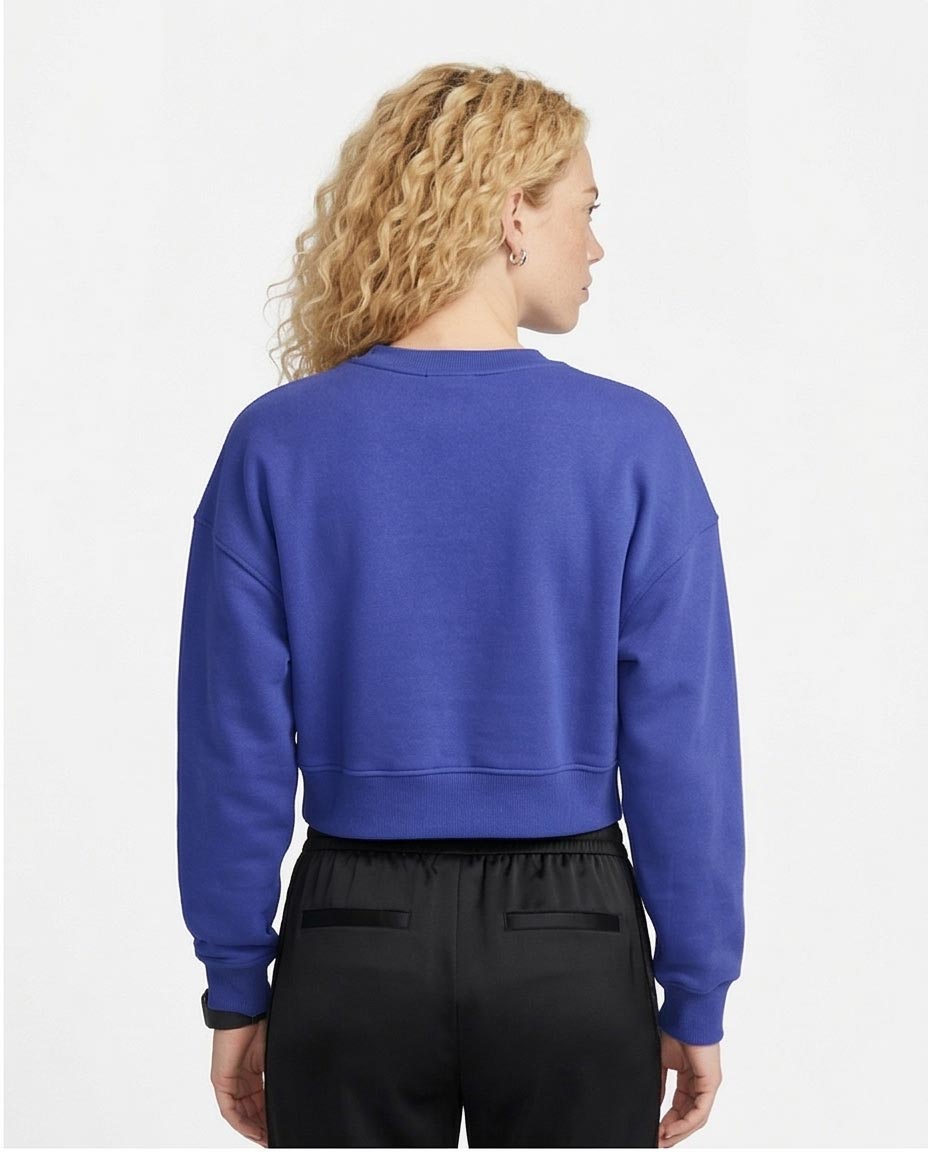 Ravin Women's "01 Division" Cropped Sweatshirt -  Cobalt Blue - R214412