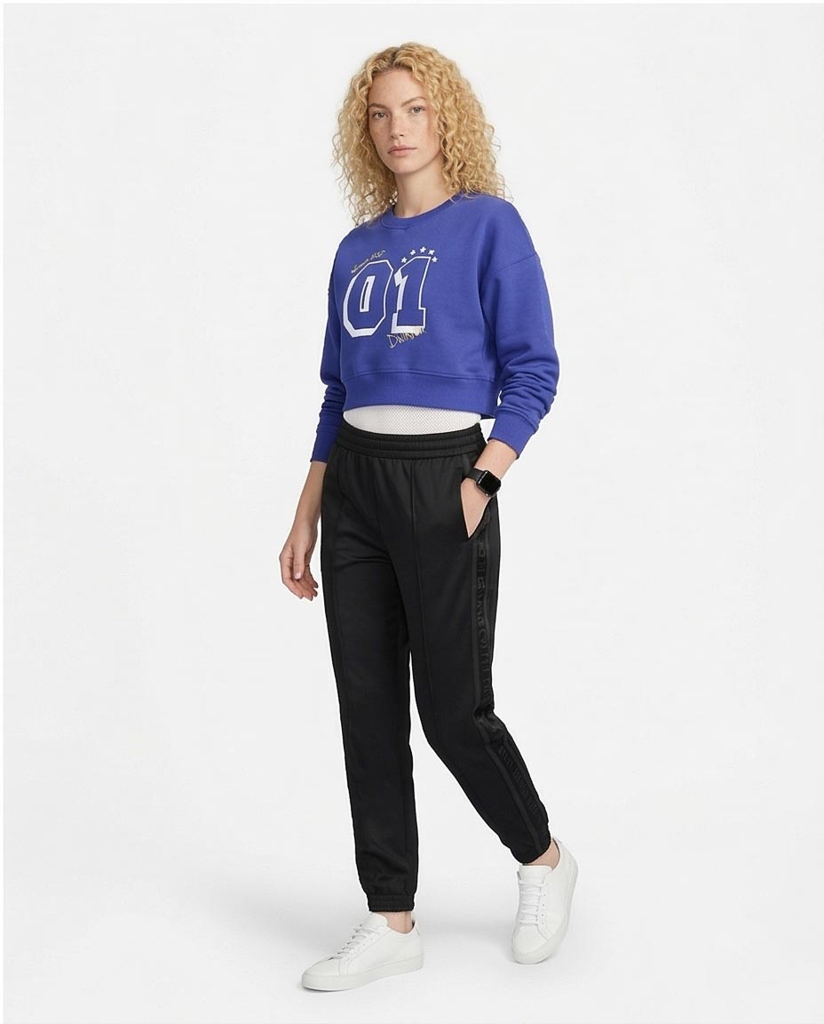 Ravin Women's "01 Division" Cropped Sweatshirt -  Cobalt Blue - R214412