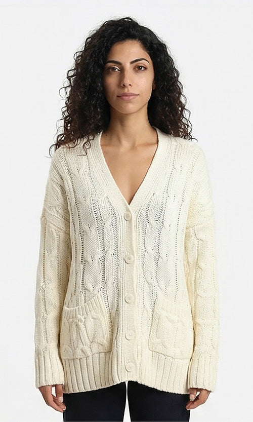 Women's Cardigan - White