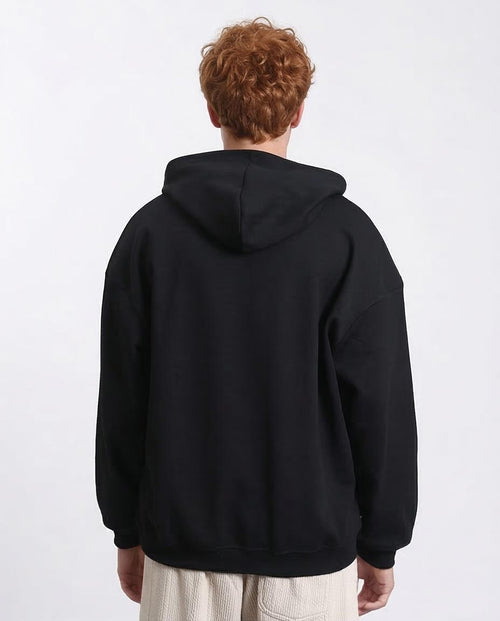 RAVIN Men’s Elevated Oversized Essential Hoodie – Black - R214593