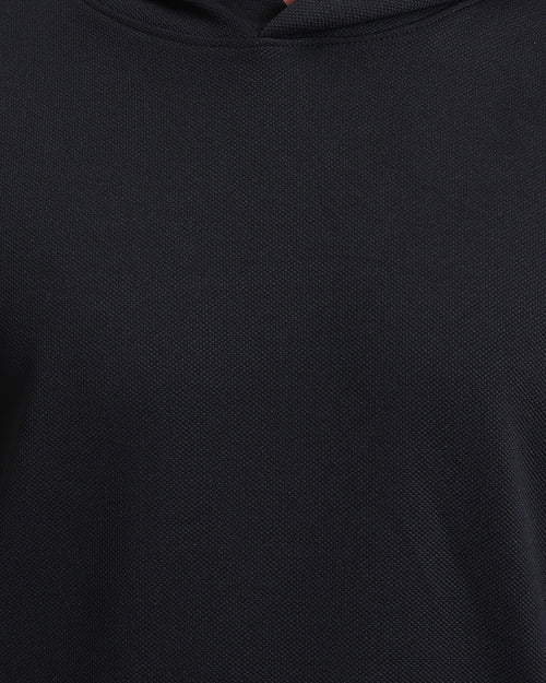 RAVIN Men’s Elevated Oversized Essential Hoodie – Black - R214593