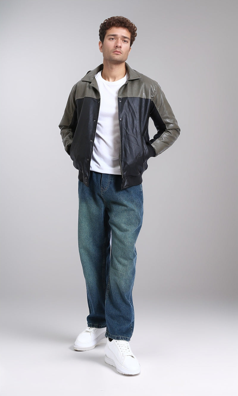 R214601 - Vintage Wash Relaxed Fit Jogger Jeans - Vintage Blue