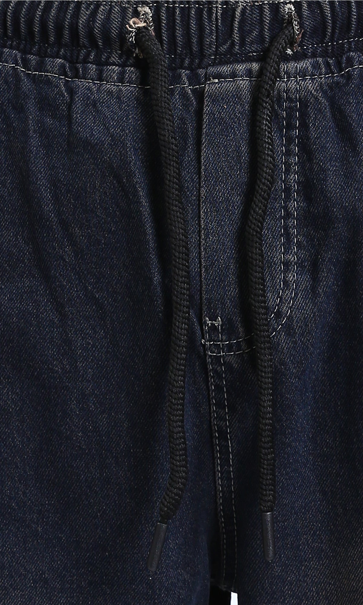 R214602 - Vintage Wash Relaxed Fit Jogger Jeans - Brownish Blue