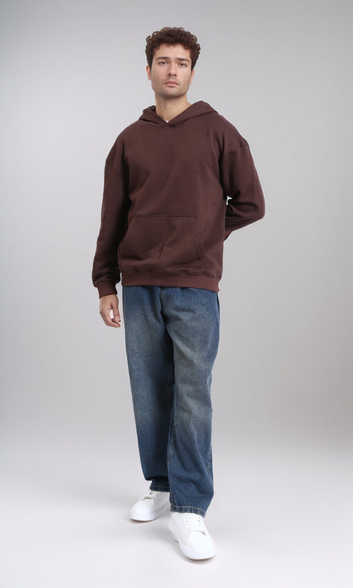 R214603 - Wide Leg Slip On Jogger Jeans - Denim Blue