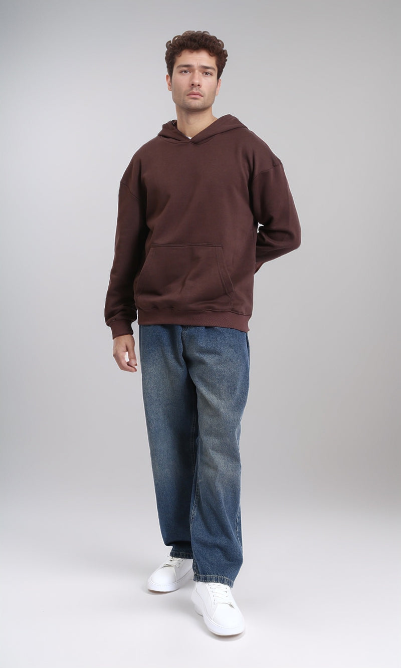 R214603 - Wide Leg Slip On Jogger Jeans - Denim Blue