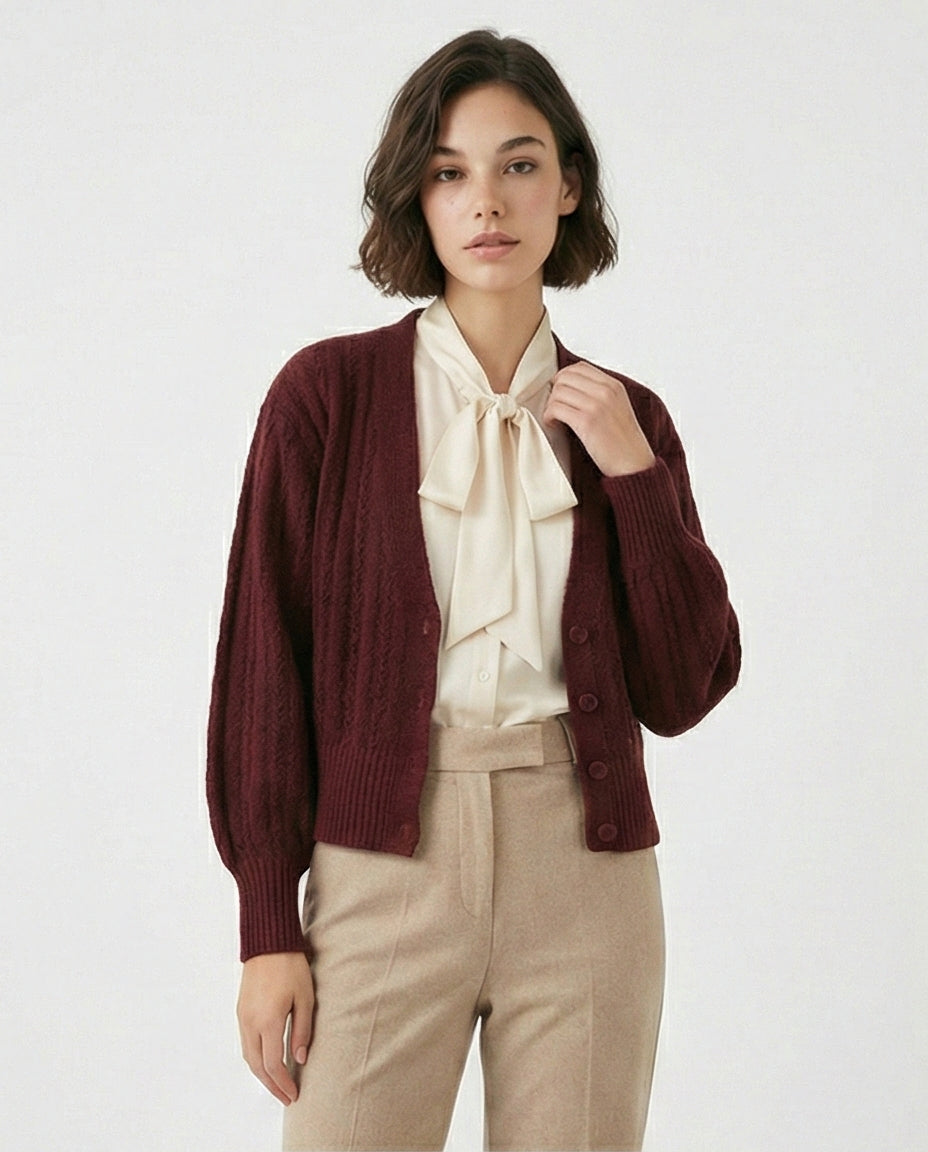 Women's Cardigan - Brown