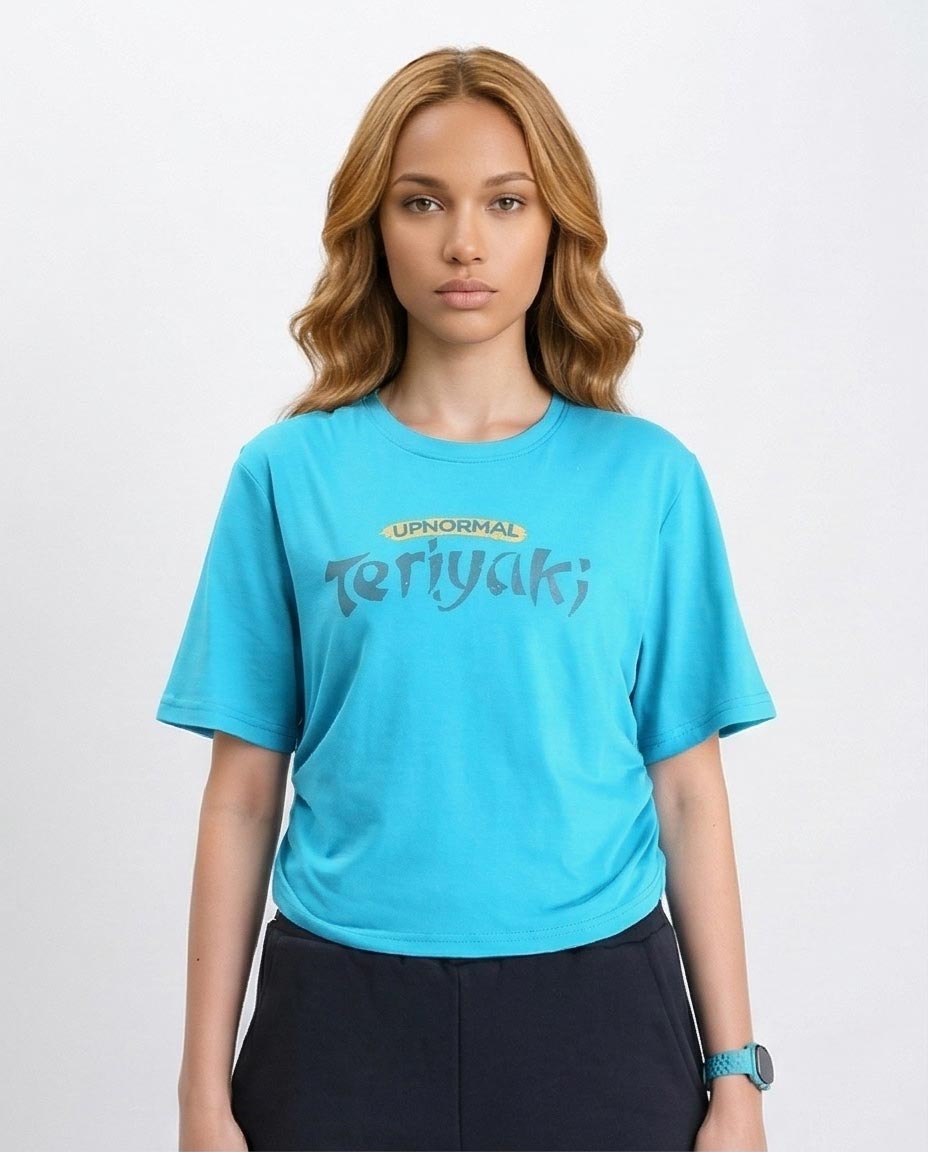 Ravin X Upnormal Teriyaki Graphic T-Shirt - Cyan Blue