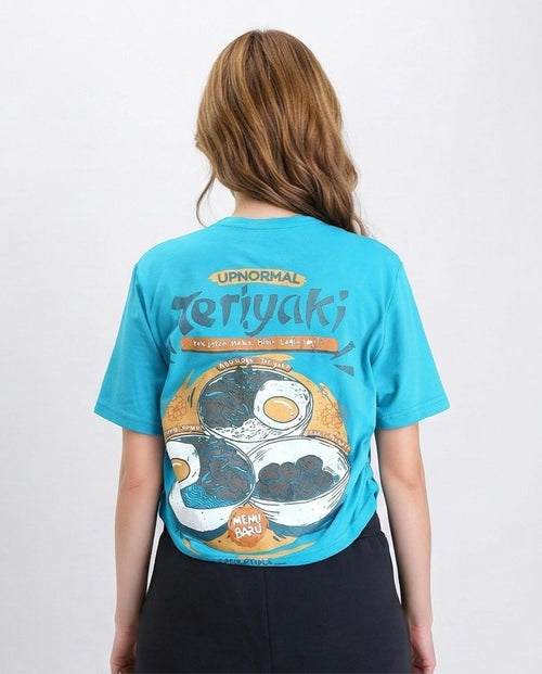Ravin x Upnormal Teriyaki Graphic T-Shirt - Cyan Blue - R214642