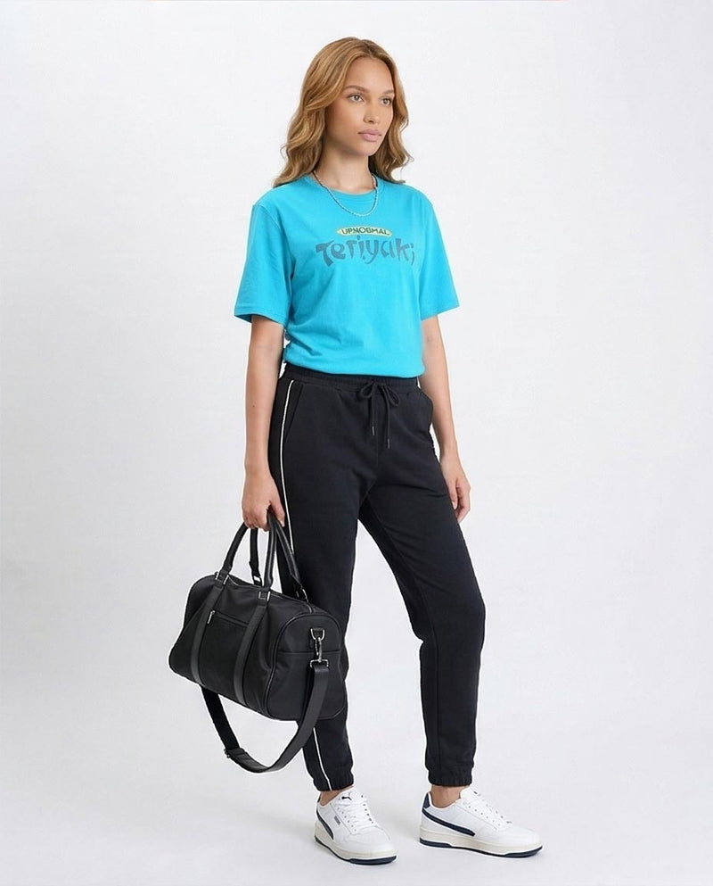 Ravin x Upnormal Teriyaki Graphic T-Shirt - Cyan Blue - R214642