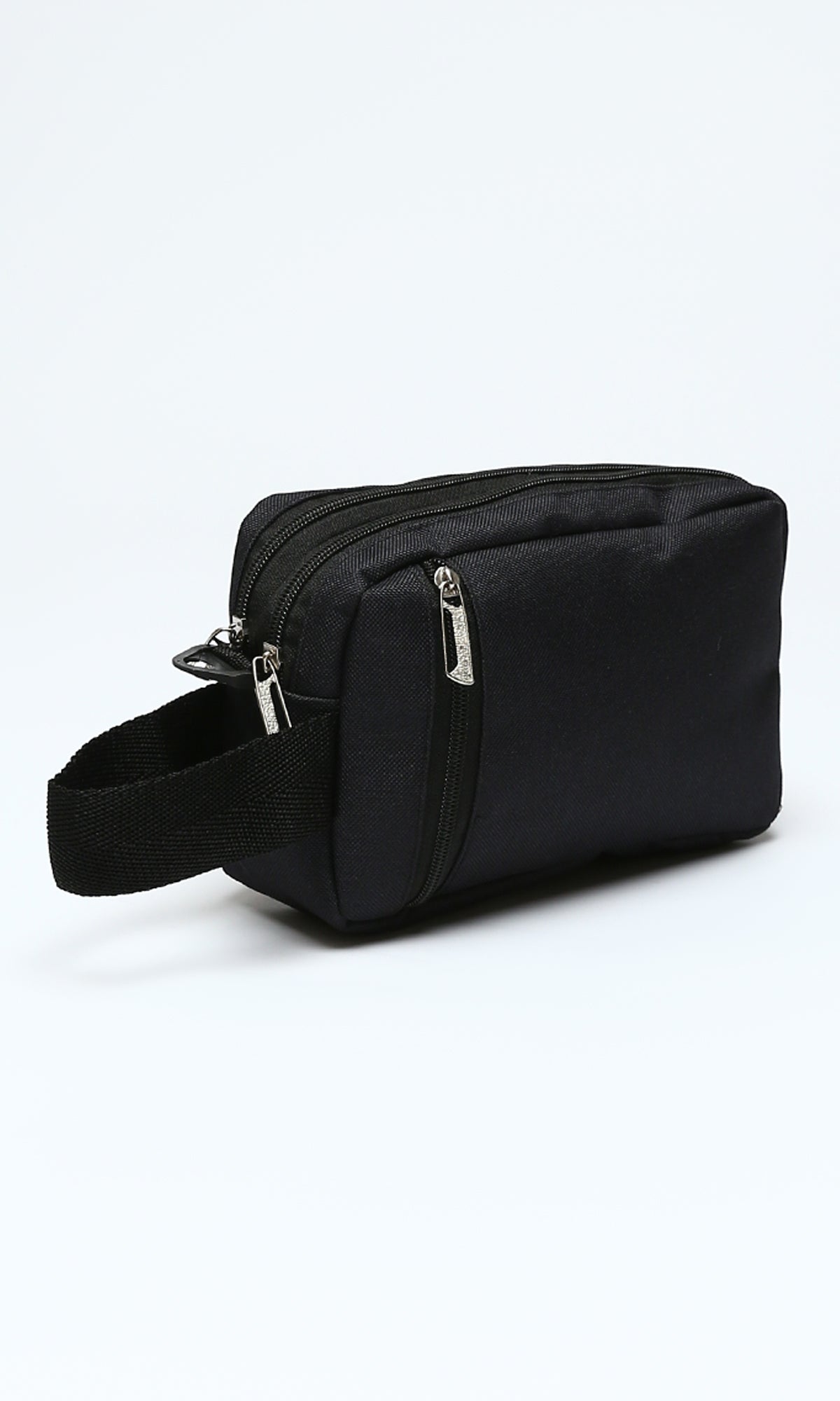 Black Versatile Multi-Zip Utility Crossbody Bag - R214786