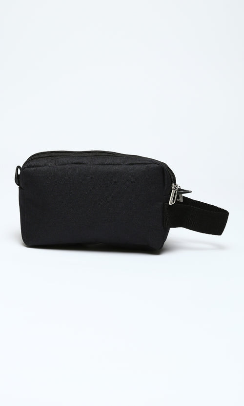 Black Versatile Multi-Zip Utility Crossbody Bag - R214786