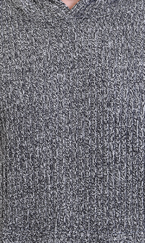 R214872 - Slip On Casual Heavy Hoodie - Heather Grey