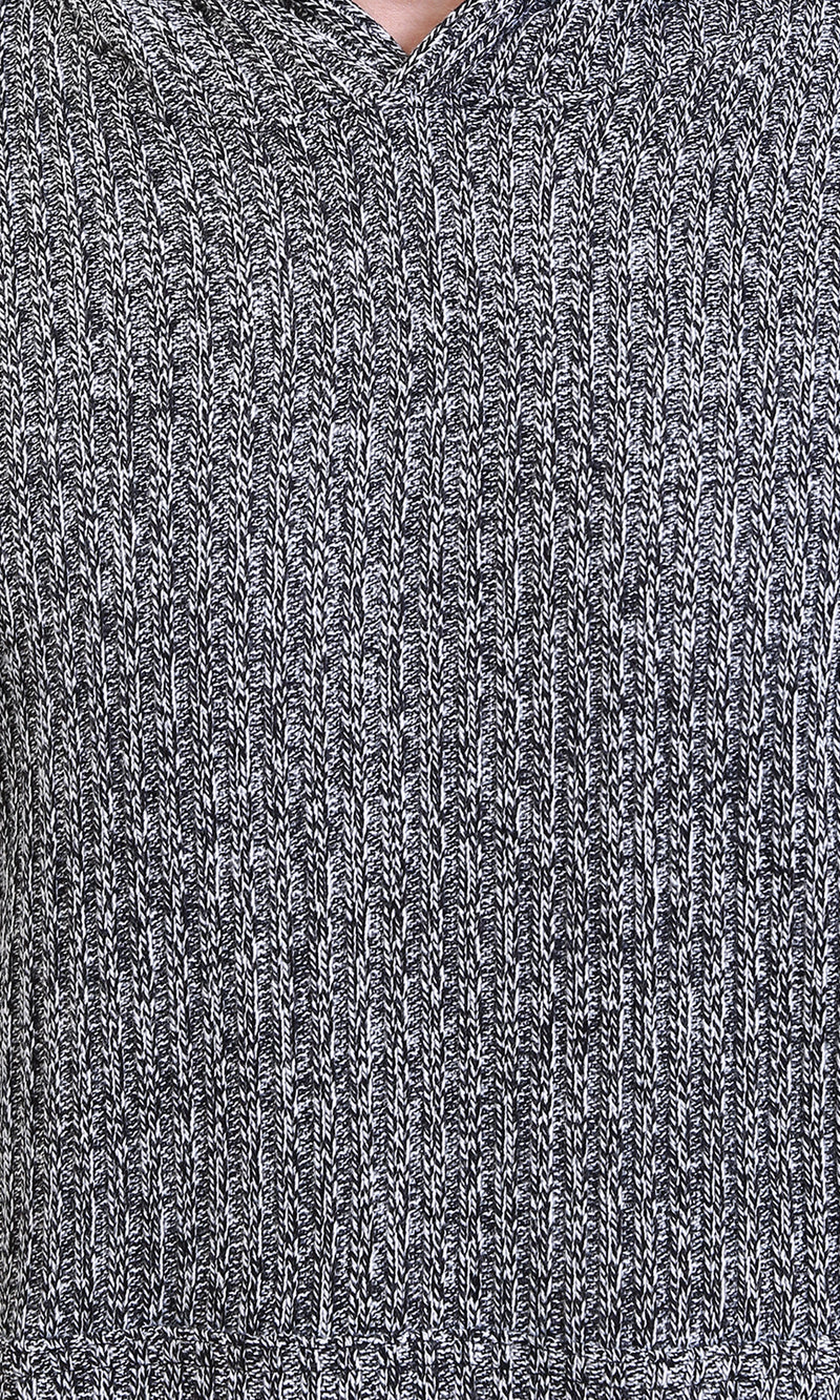 R214872 - Slip On Casual Heavy Hoodie - Heather Grey