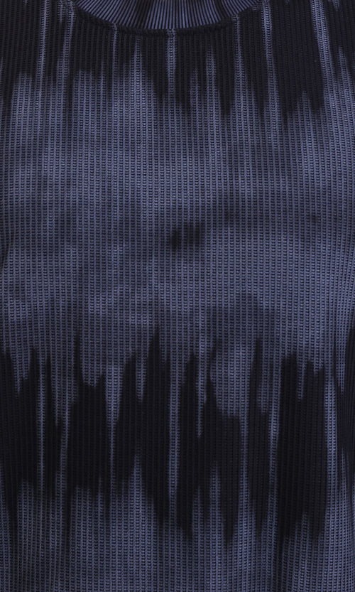 R214929 - Patterned Long Sleeves Comfy Sweatshirt - Black