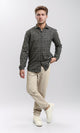 R215010 - Black & White Checkered Casual Shirt
