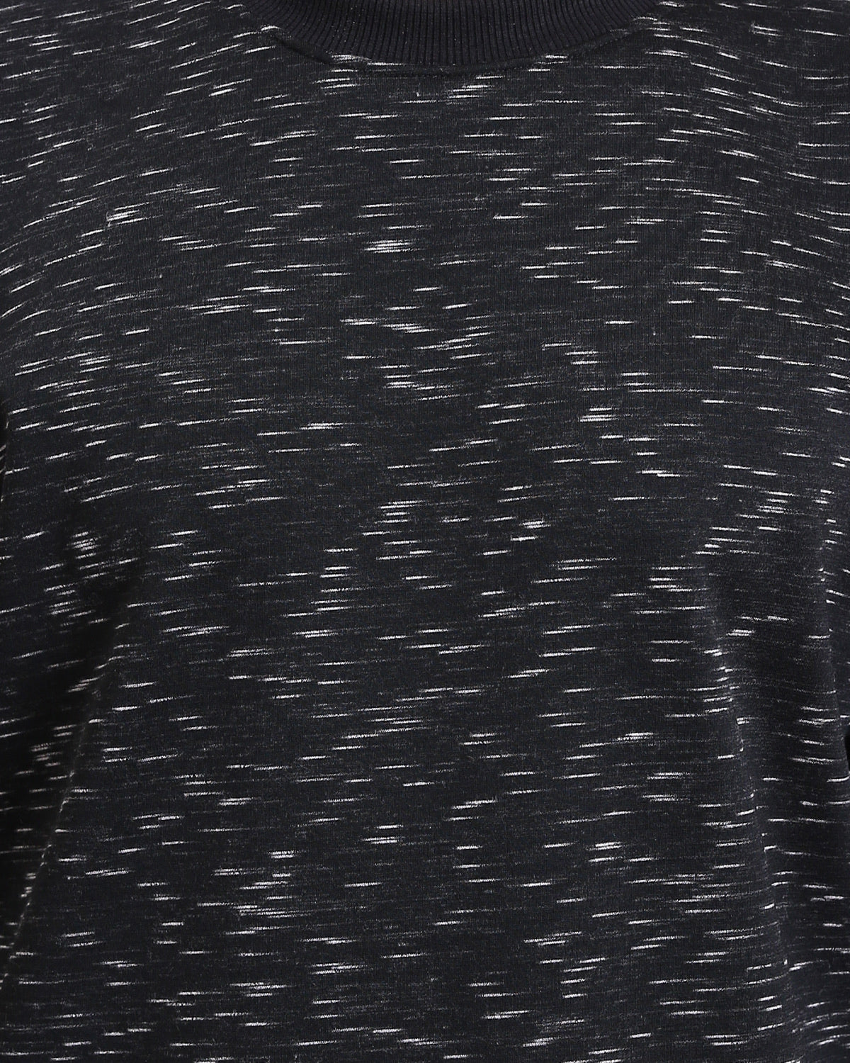 Ravin Men's Melange Knit Oversized Sweatshirt - Heather Black - R215112