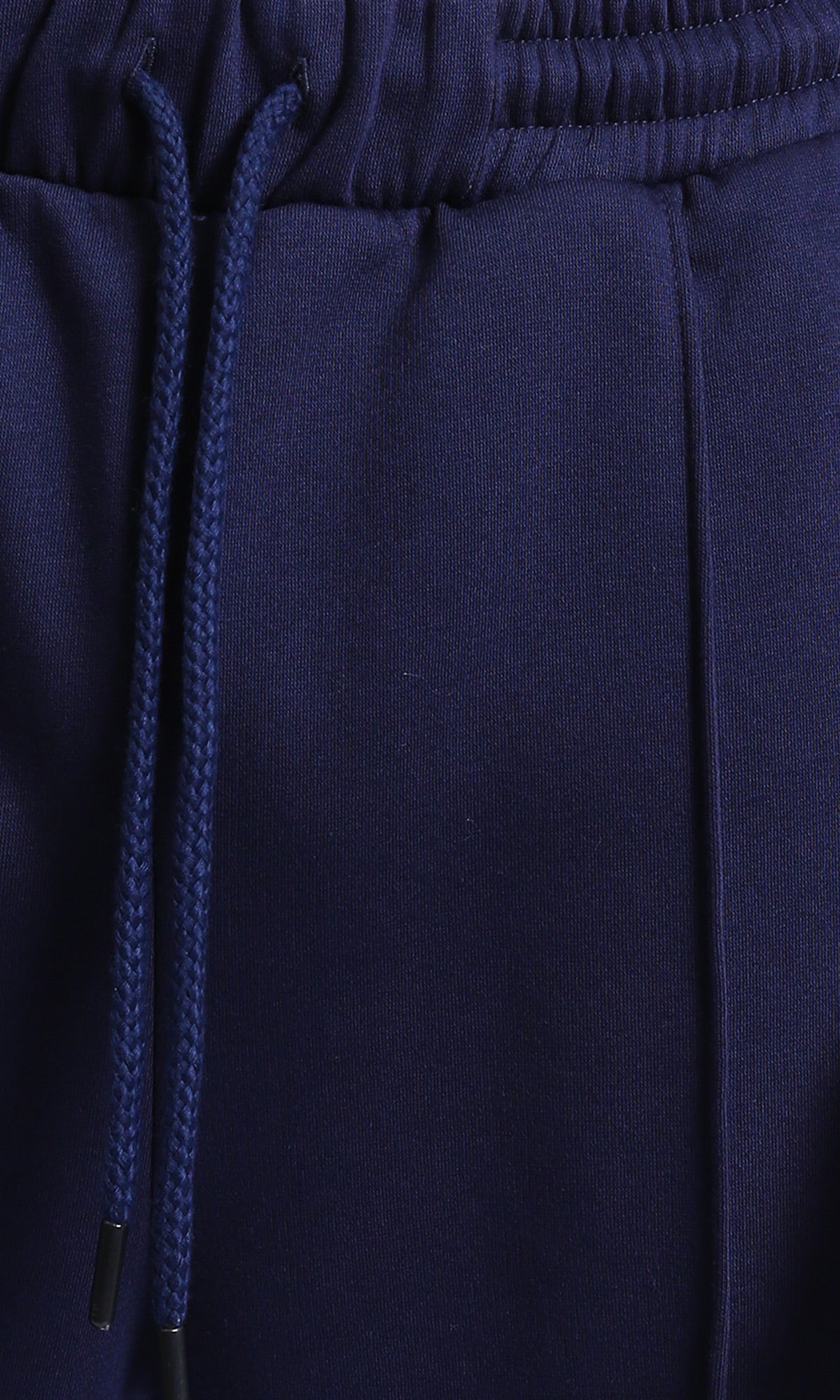 R215216 - Relaxed-Fit Drawstring Pants with Front Seams - Navy Blue