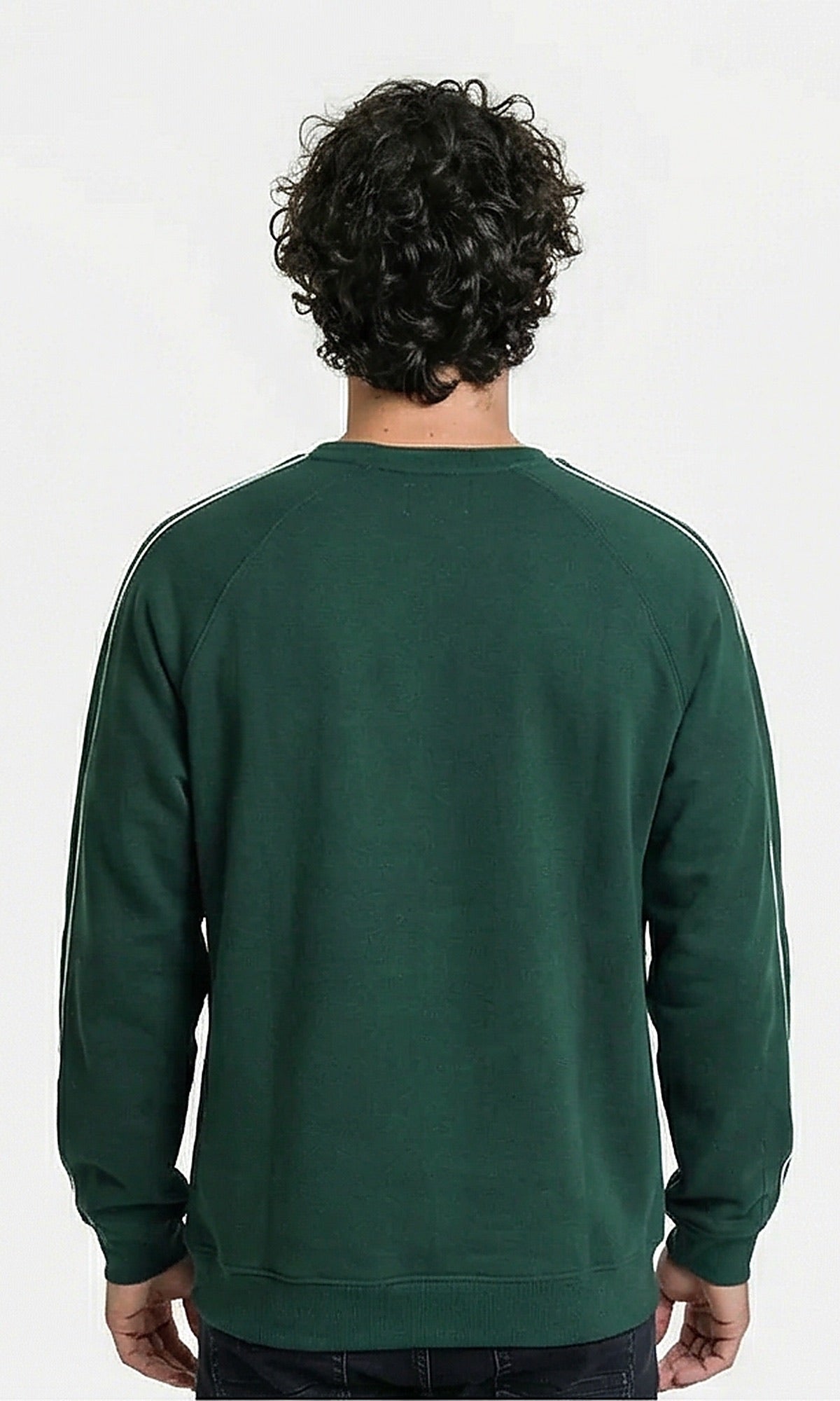 Forest Green Confident Graphic Print Sweatshirt