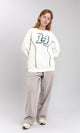 R215628 - Long Sleeve Printed Crew Sweatshirt - White