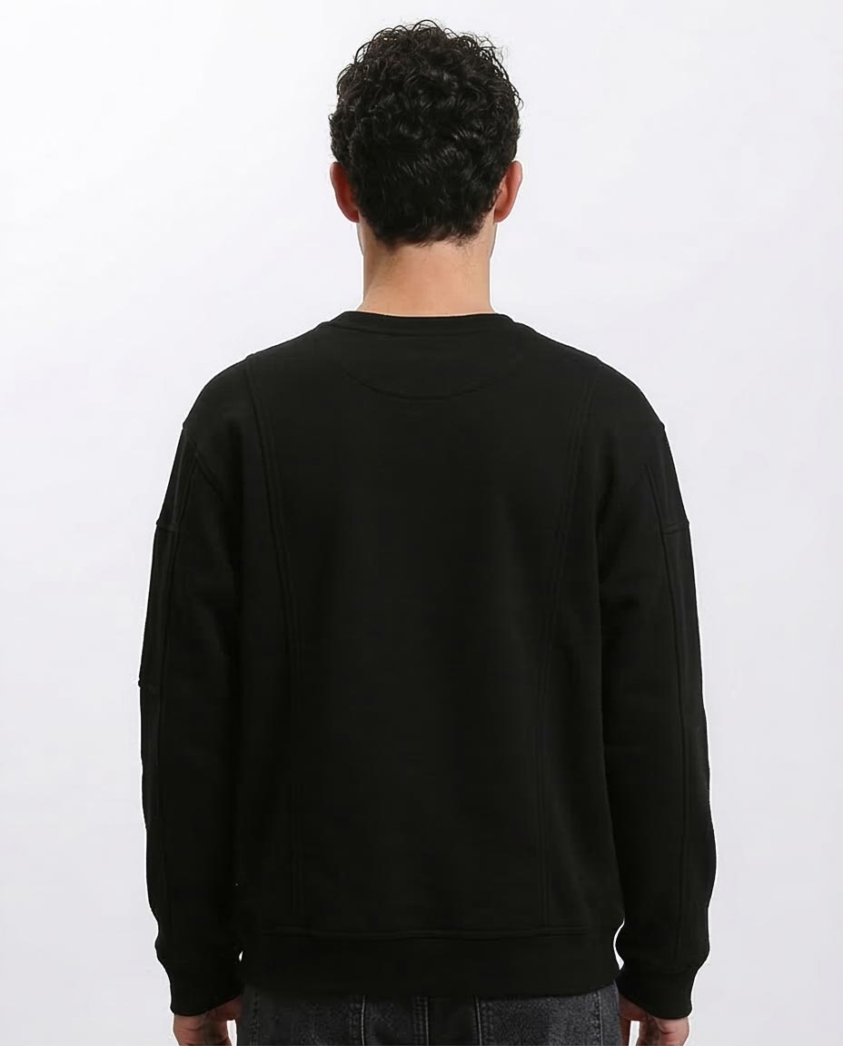 Ravin Men’s Premium Structured Utility Sweatshirt – Black - R215652