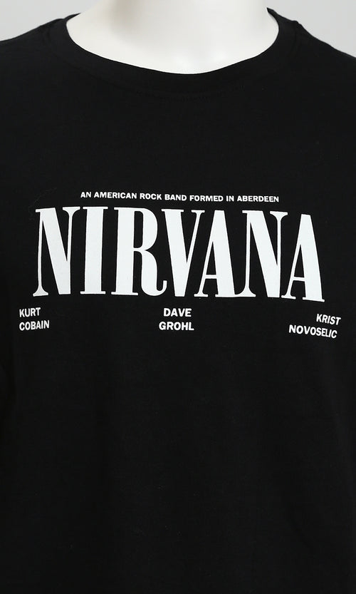 Ravin | Nirvana "In Memory" Oversized Graphic Tee – Black - R215728