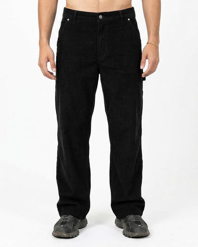 Ravin Men's Relaxed Fit Corduroy Carpenter Pants - Black - R215771