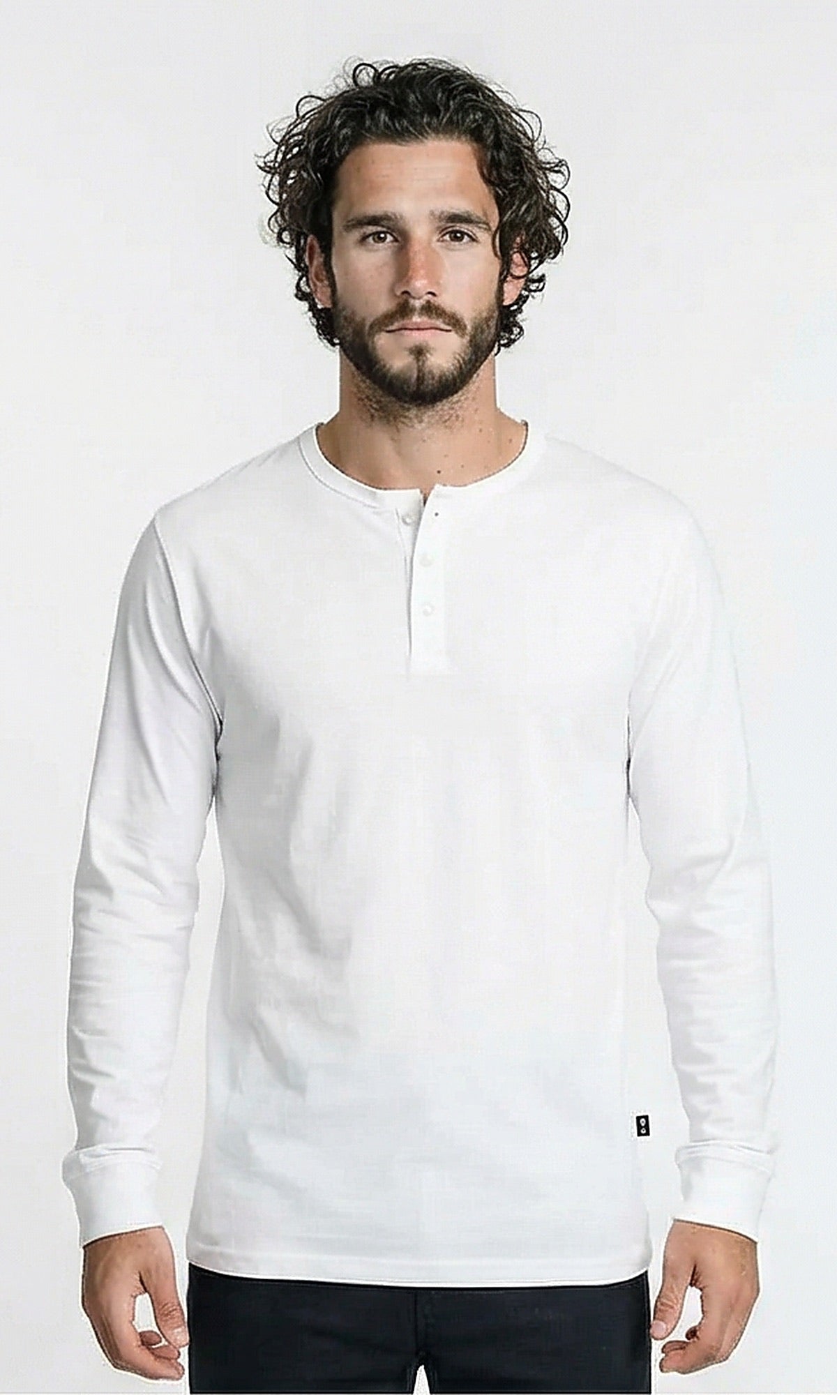 Men's Long Sleeve T-Shirt - White