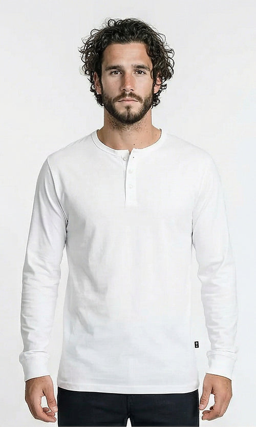 Men's Long Sleeve T-Shirt - White