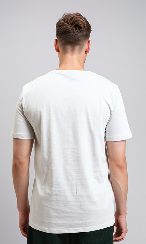 R215860 - Solid Crew Neck Short Sleeves Basic Tee - Light Grey