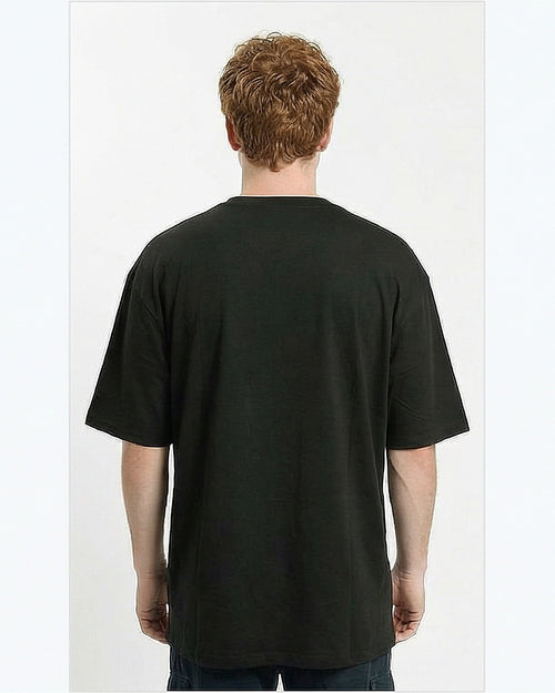 Forest Green Oversized Heavyweight Streetwear Tee - R215863