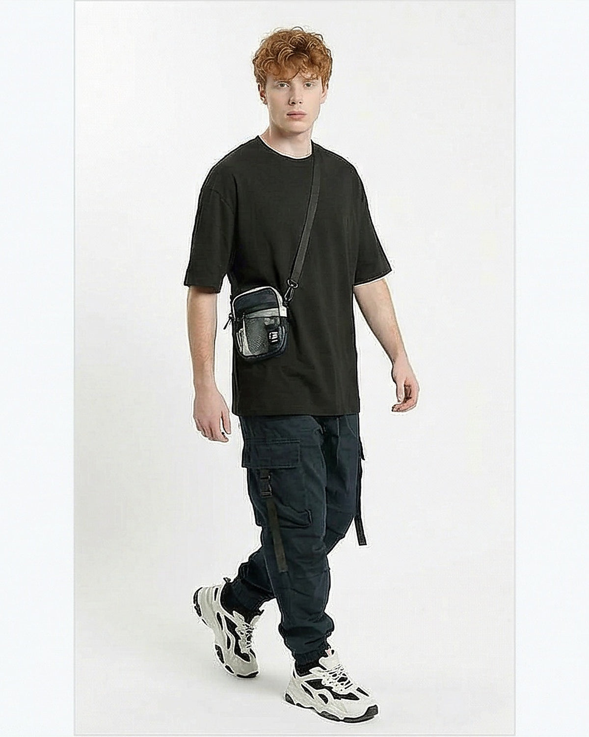 Forest Green Oversized Heavyweight Streetwear Tee - R215863