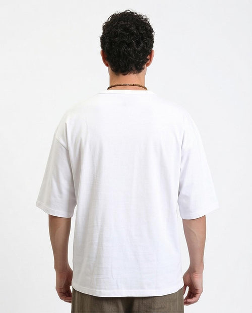 Ravin | Men’s Ultra-Oversized Boxy Tee – Optic White - R215873
