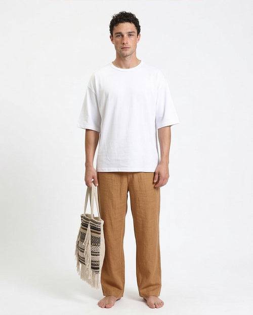 Ravin | Men’s Ultra-Oversized Boxy Tee – Optic White - R215873